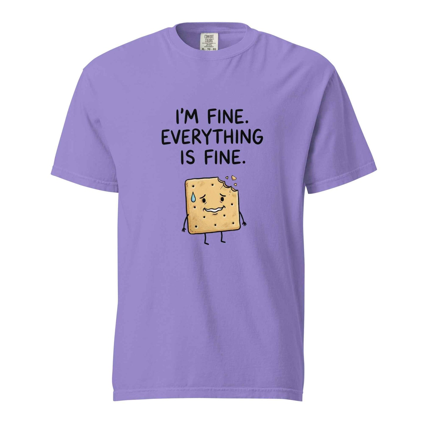 Funny Anxiety T-Shirt. I'm Fine. Everything Is Fine.