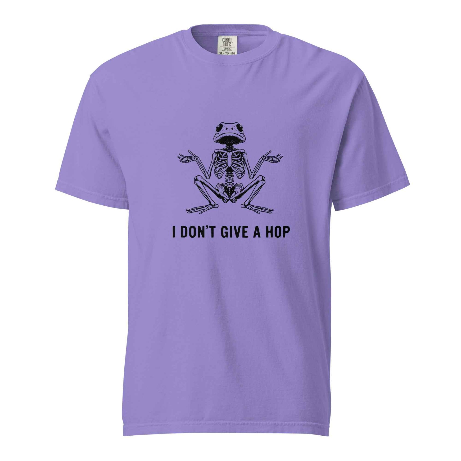 I Don’t Give a Hop Shirt, Funny Skeleton Frog Custom T Shirt