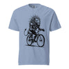Robot Lion riding bicycle T-Shirt, Cyberpunk Cycling Gift