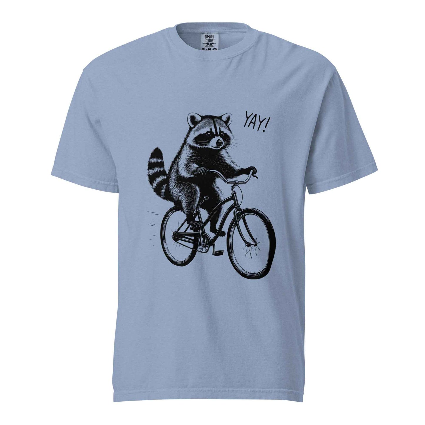 Funny Raccoon Bike Shirt, Cycling Raccoon Gift