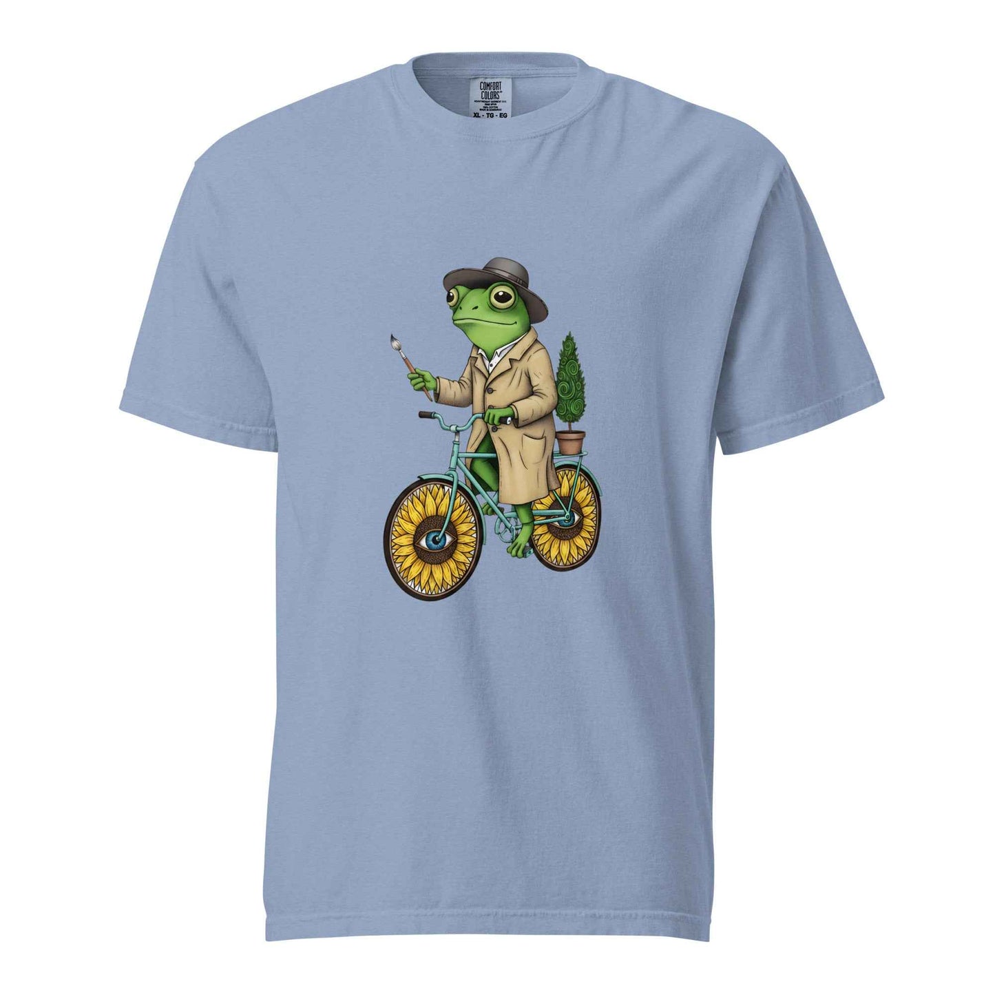 Van Gogh Frog Cyclist Shirt