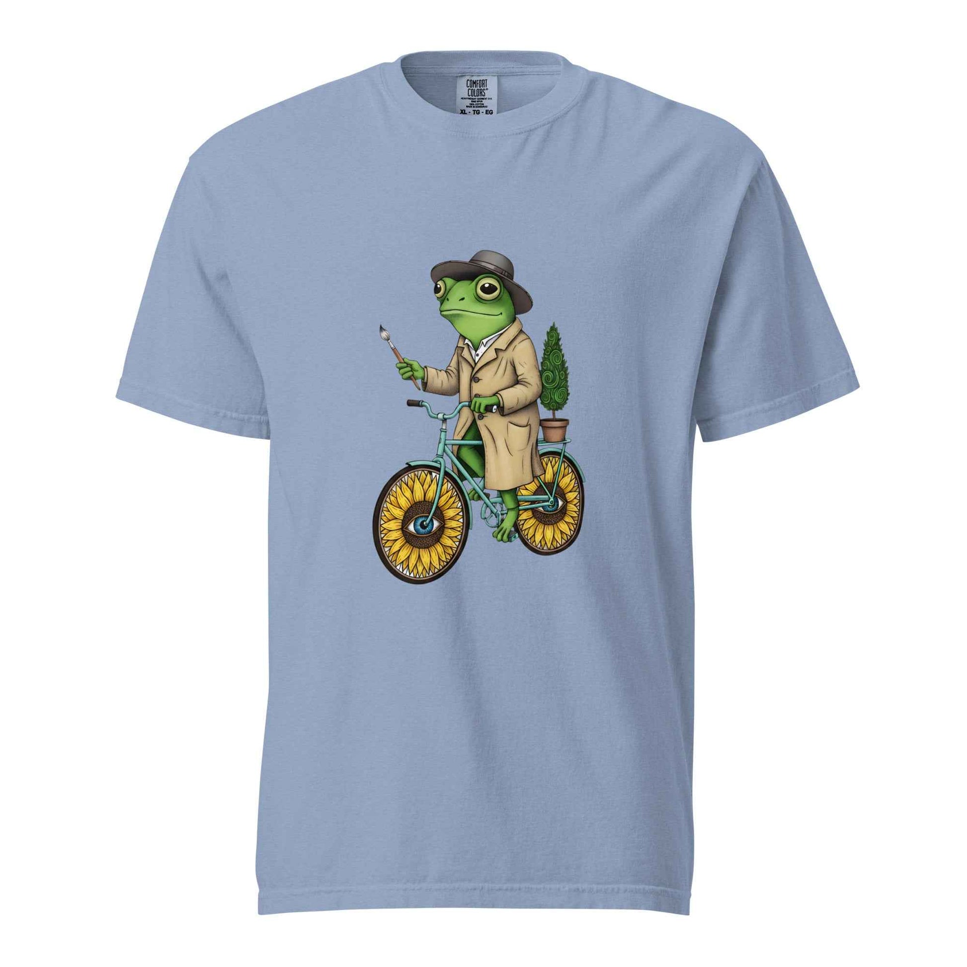 Van Gogh Frog Cyclist Shirt
