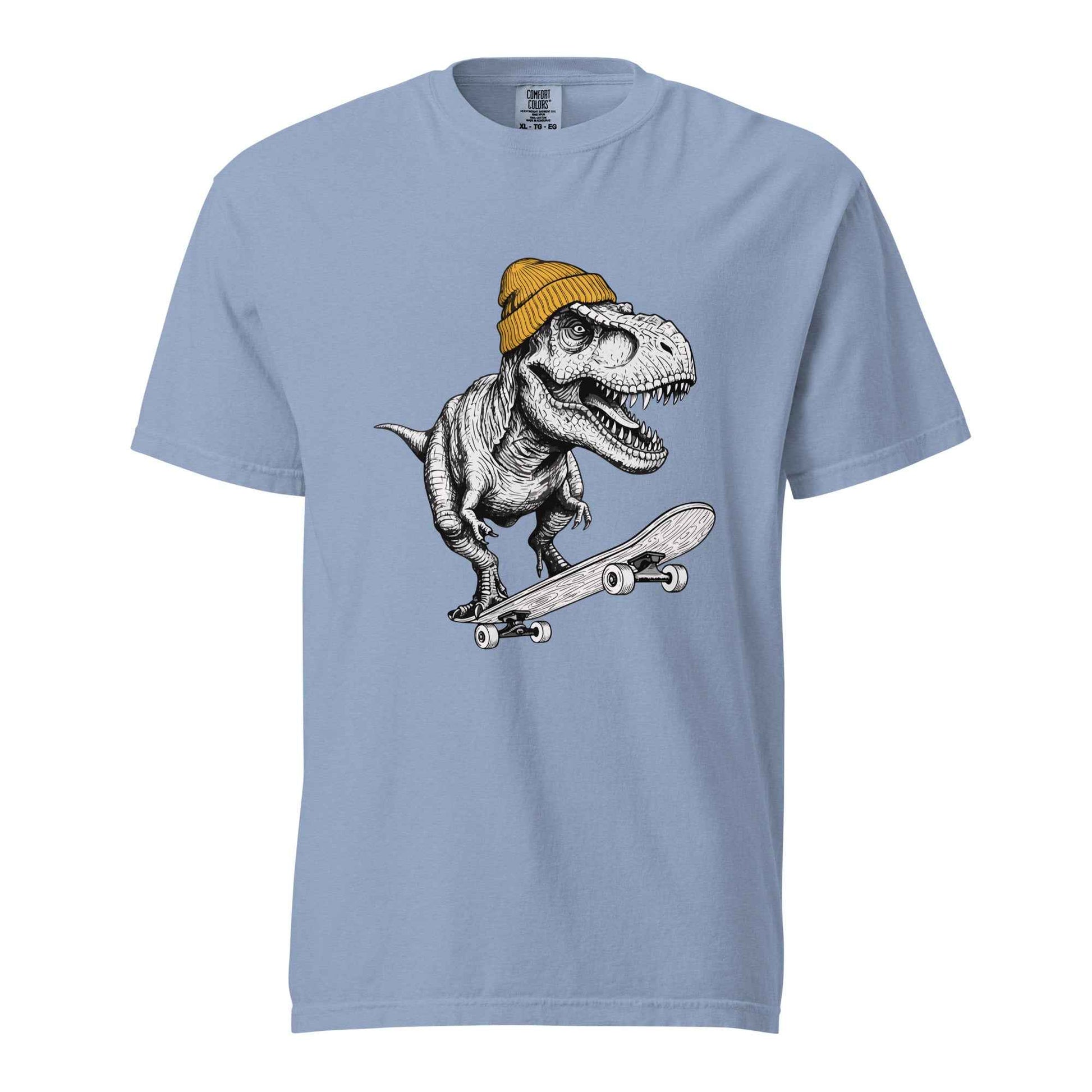 Skateboarding T Rex Sk8 Shirt - Prehistoric Skater Graphic Tee