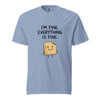 Funny Anxiety T-Shirt. I'm Fine. Everything Is Fine.