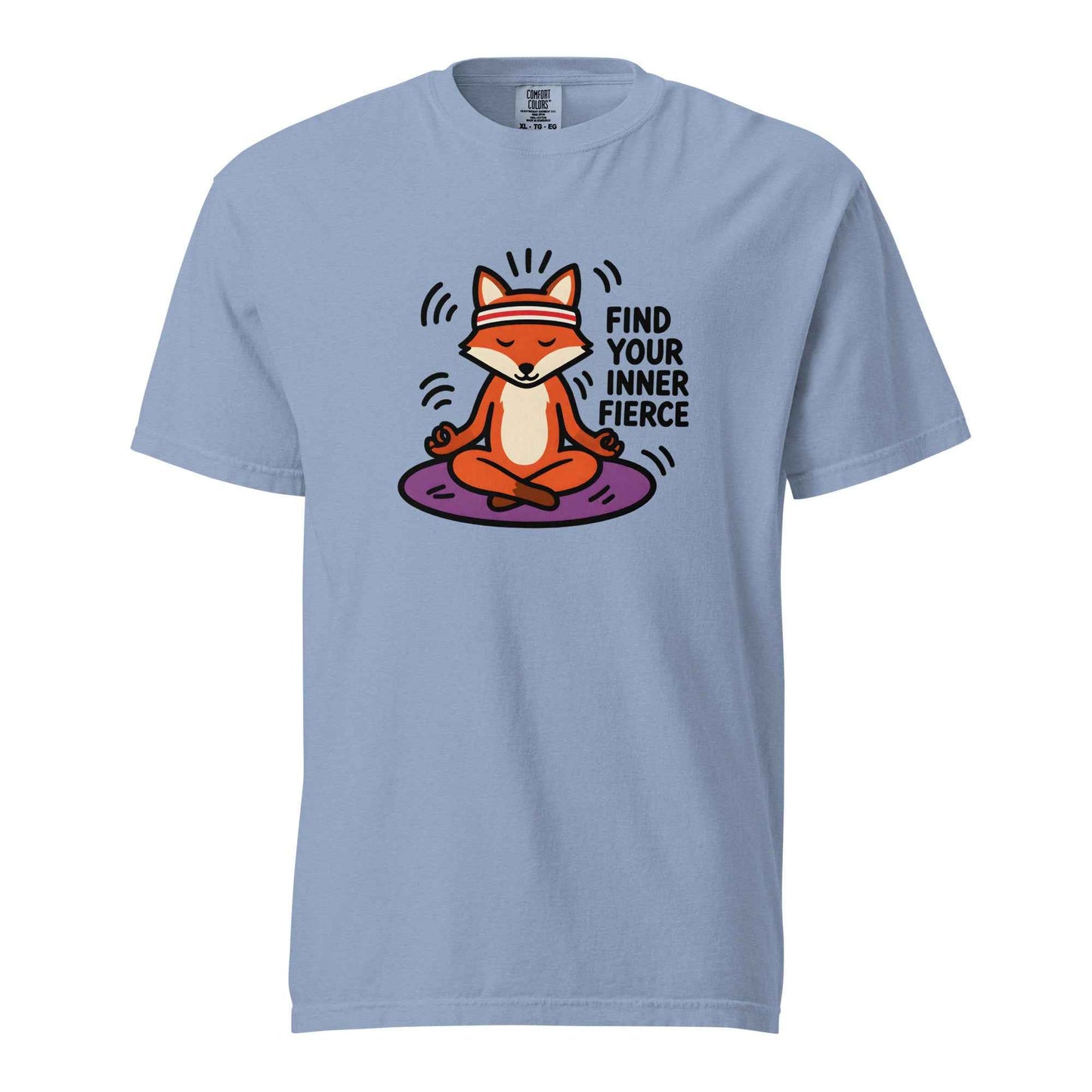Find Your Inner Fierce – Epic Meditating Fox T-Shirt
