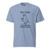 Too Tired to Poop on People Today Pigeon T-Shirt
