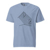 Minimalist Cat T-Shirt, Funny Stairs Line Art Tee