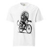 Robot Lion riding bicycle T-Shirt, Cyberpunk Cycling Gift