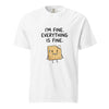 Funny Anxiety T-Shirt. I'm Fine. Everything Is Fine.