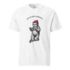 Off to Cause a Kerfuffle Funny Sloth Scooter T-Shirt White