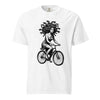 Medusa Gorgon on a Bicycle T-Shirt, Greek Mythology Tee