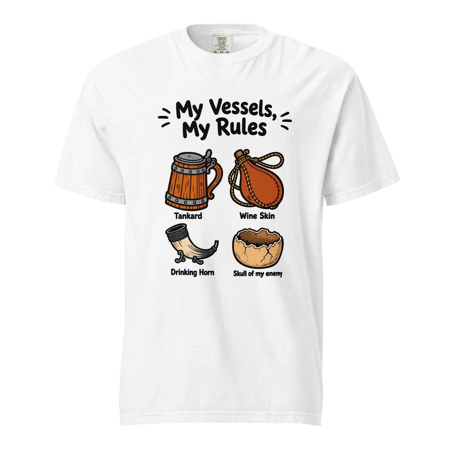 My Vessels My Rules T-Shirt, Viking Humor