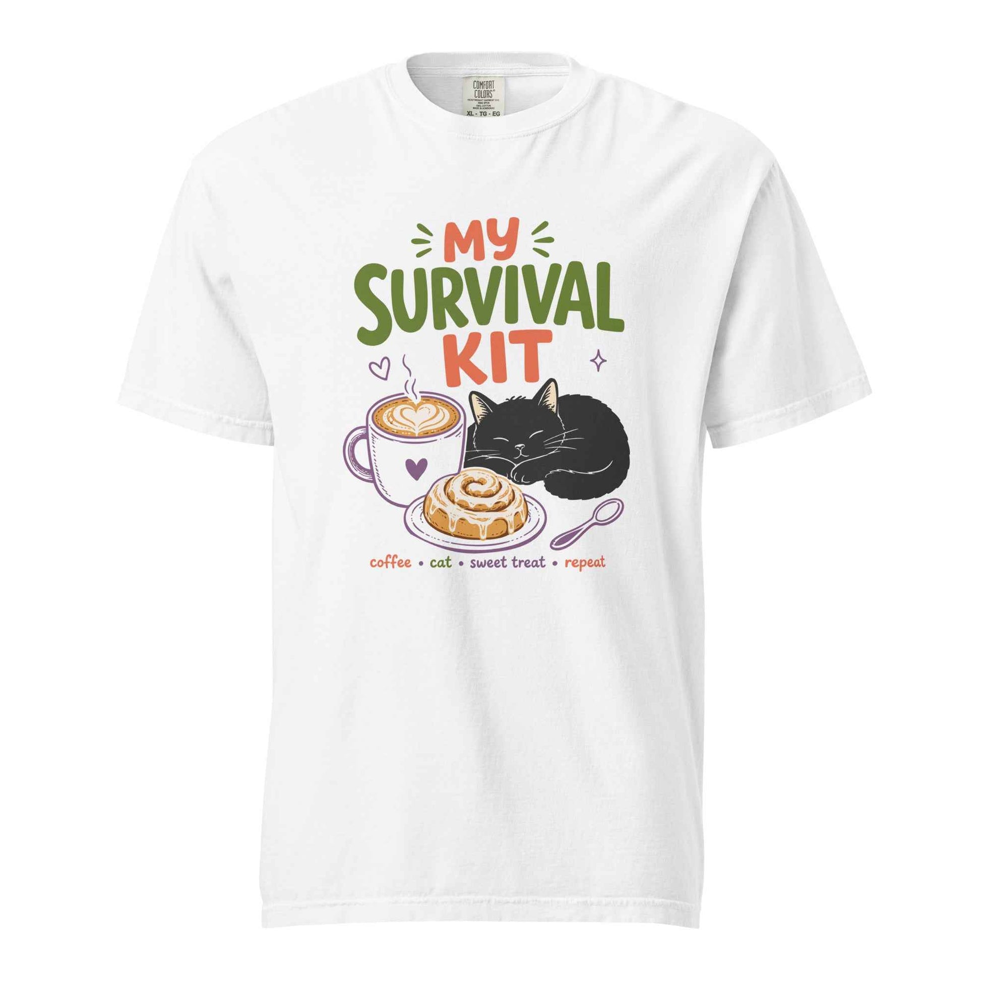 My Survival Kit Coffee Cat Sweet Treat T-Shirt