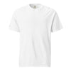 White t-shirt on a white background