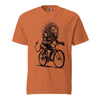 Robot Lion riding bicycle T-Shirt, Cyberpunk Cycling Gift