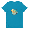 Unisex t-shirt with crocodile, tea time - Radiant Art of Radiant Group