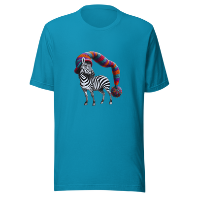 Unisex t-shirt with stylish zebra - Radiant Art of Radiant Group