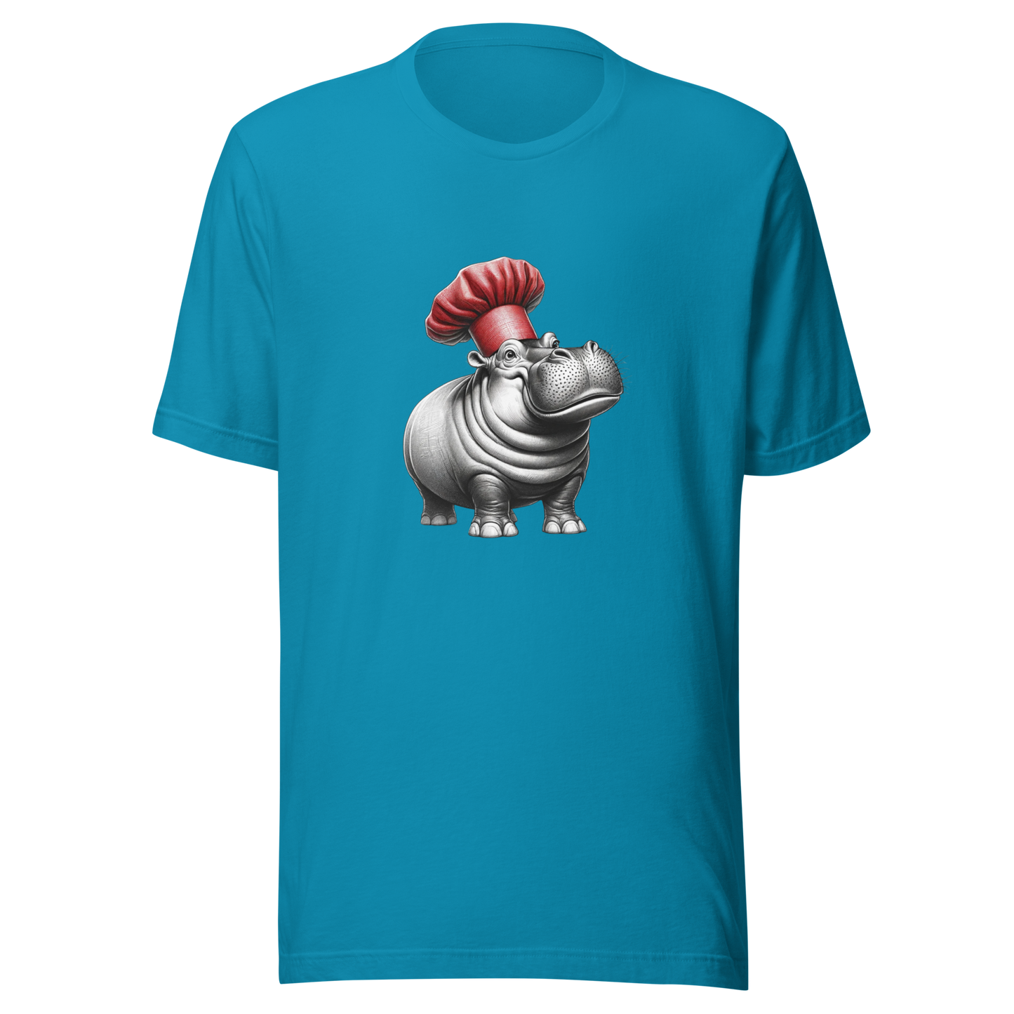 "Hippo Chef: Culinary Comedian" Unisex Graphic T-Shirt