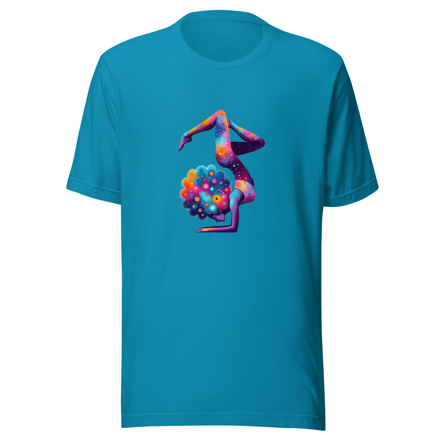 Unisex t-shirt "Cosmic Yoga: Nebula Pose"