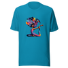 Unisex t-shirt "Galactic Serenity: Yoga Pose with Cosmic Tree" - Radiant Art of Radiant Group