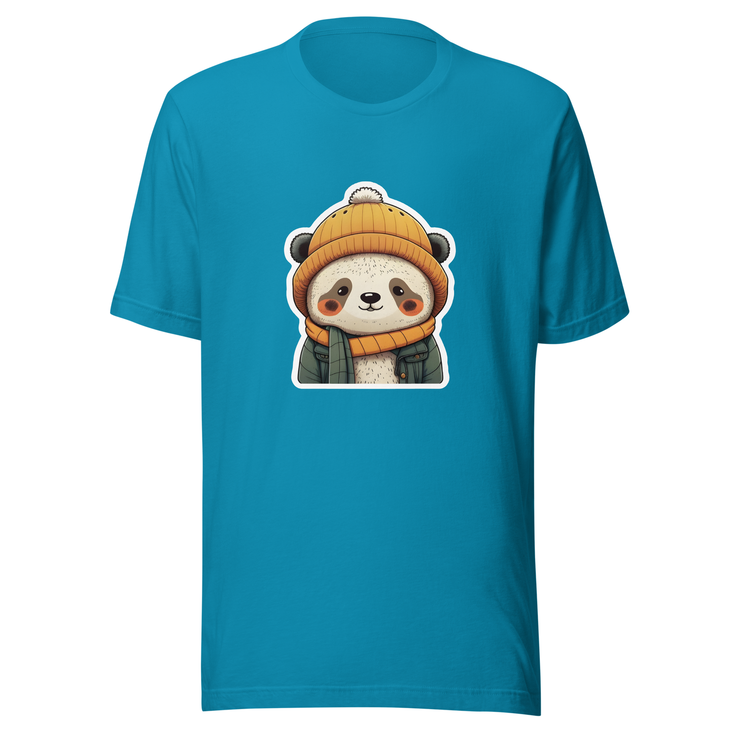 Unisex t-shirt with sweet panda
