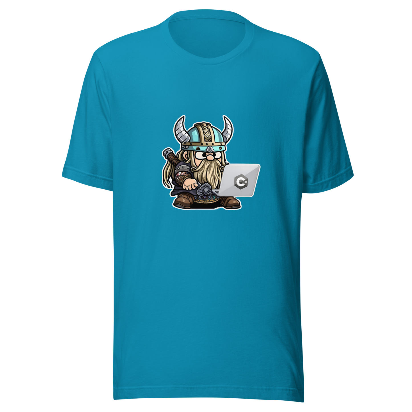 Unisex t-shirt with viking-programmer: Valhalla Debugging Squad