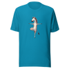 Unisex t-shirt Yoga Zebra - Radiant Art of Radiant Group