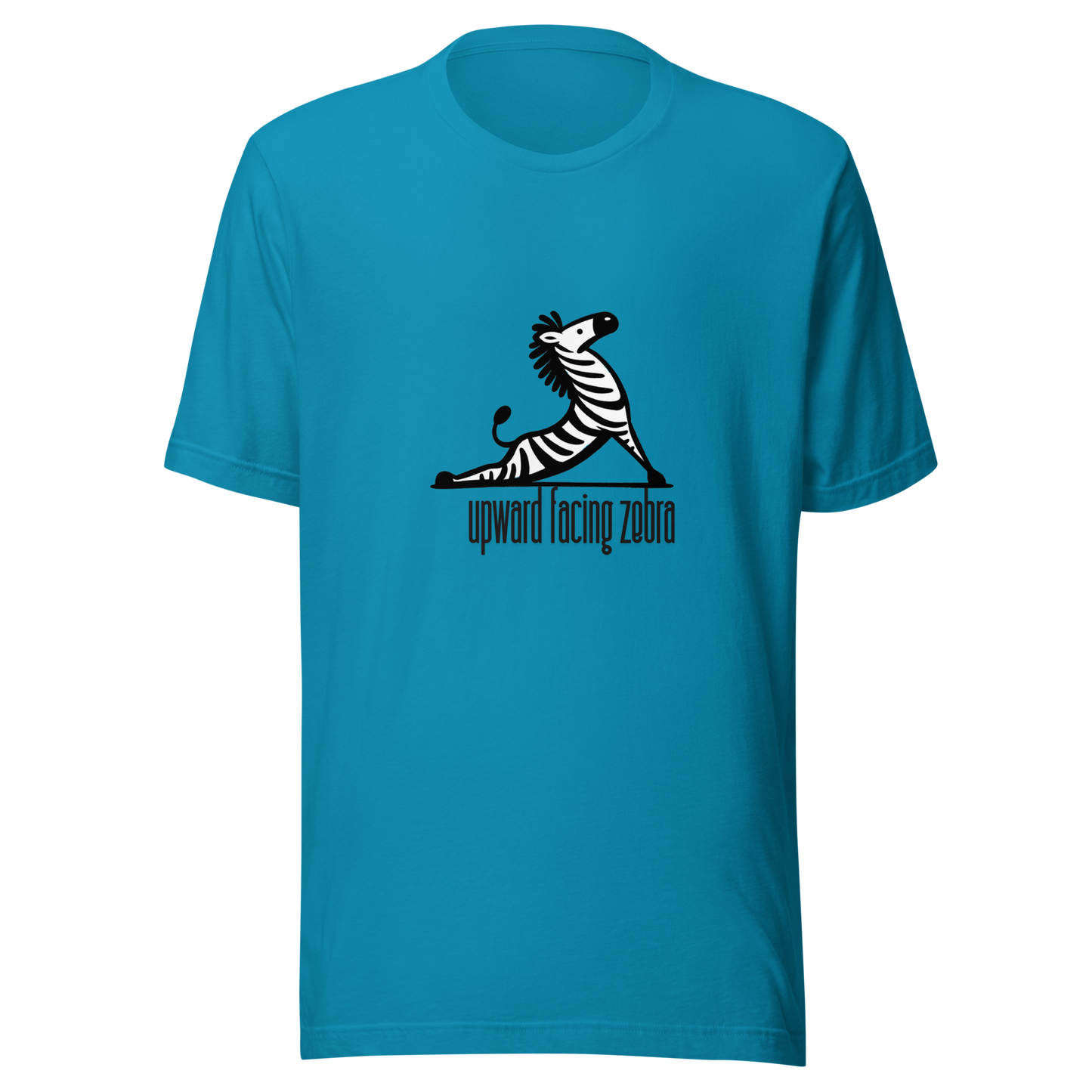 Unisex t-shirt Upward facing Zebra