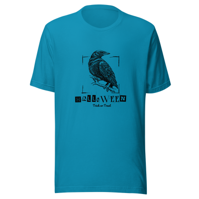Unisex t-shirt "Raven's Halloween Haunt" - Radiant Art of Radiant Group