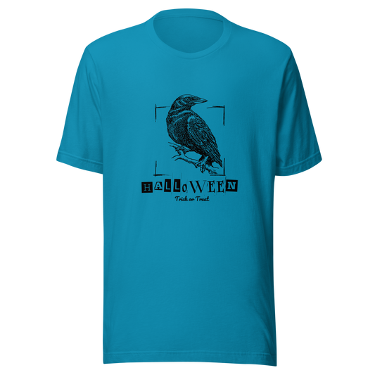 Unisex t-shirt "Raven's Halloween Haunt" - Radiant Art of Radiant Group