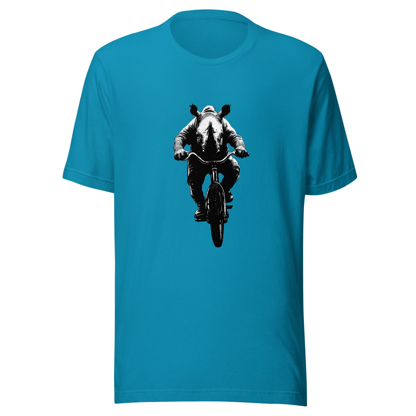 Unisex t-shirt "Pedal Like a Rhino"