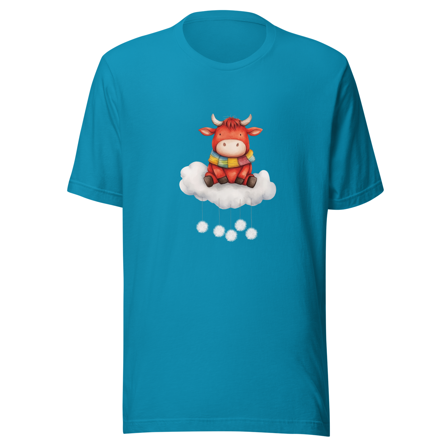 Unisex t-shirt "Cow in the Sky on the cloud"