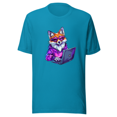 Unisex t-shirt "Fox Coder" - Radiant Art of Radiant Group