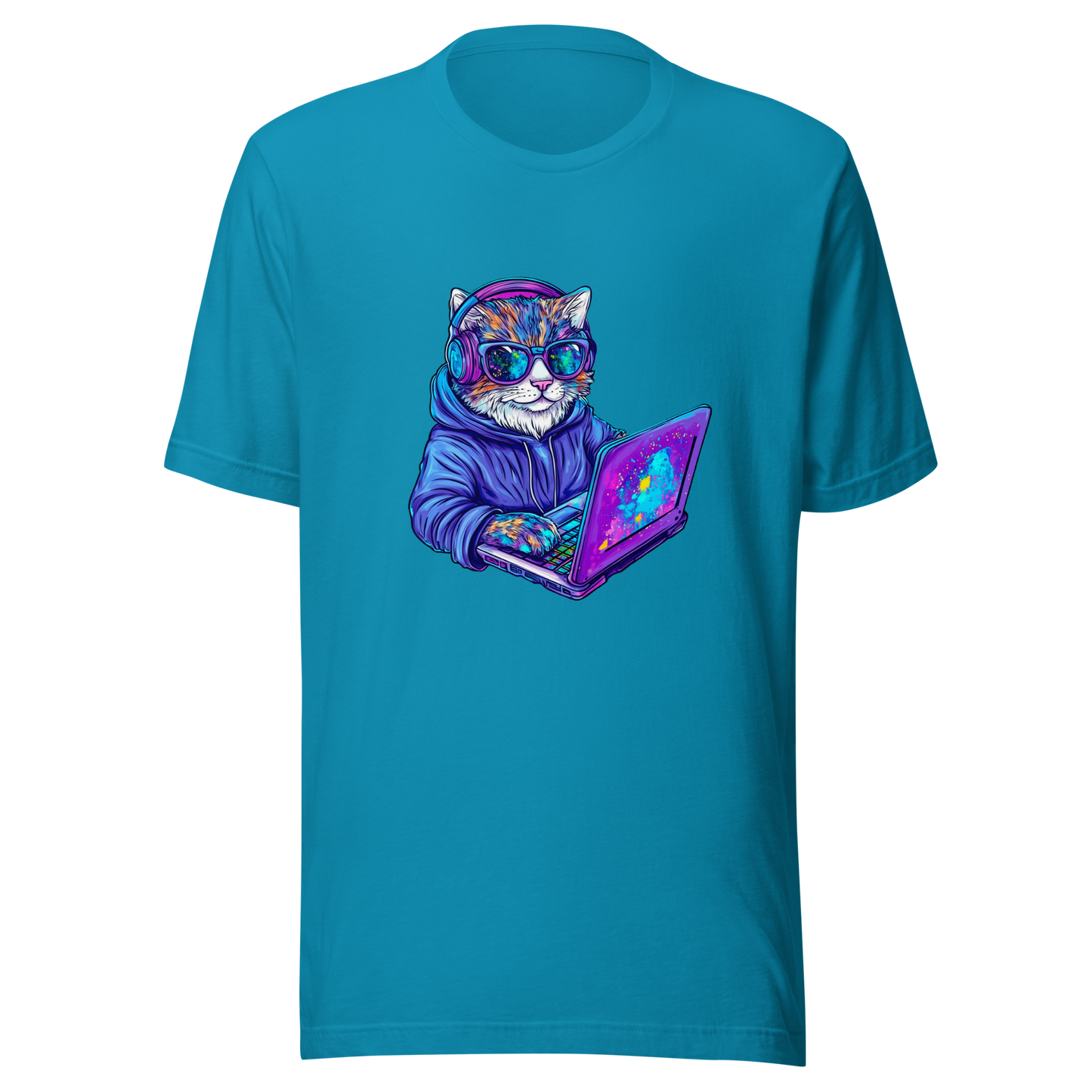 Unisex t-shirt "The Coder Cat"