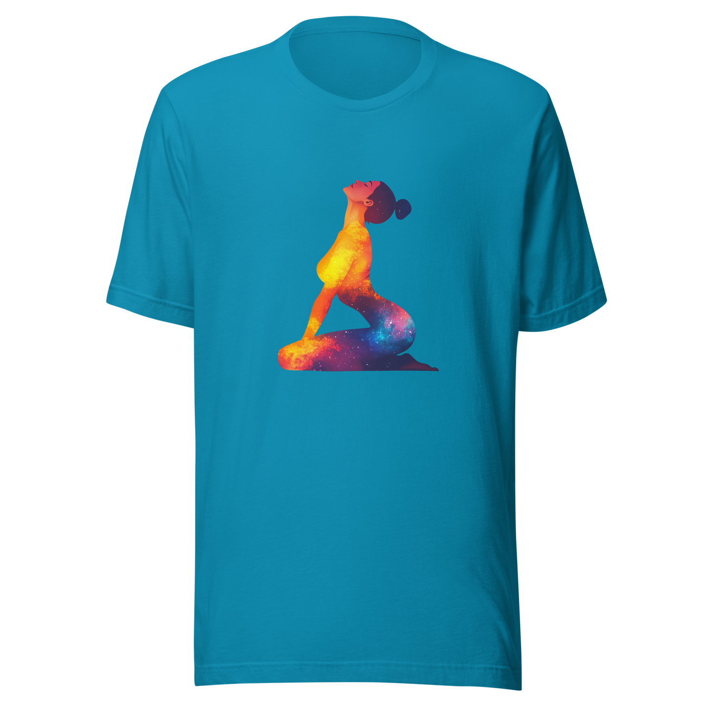 Unisex t-shirt "Yoga's Celestial Stretch"