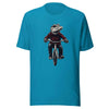 Alligator T-shirt, Crocodile on Bicycle Tee, Cool Croc on Bike