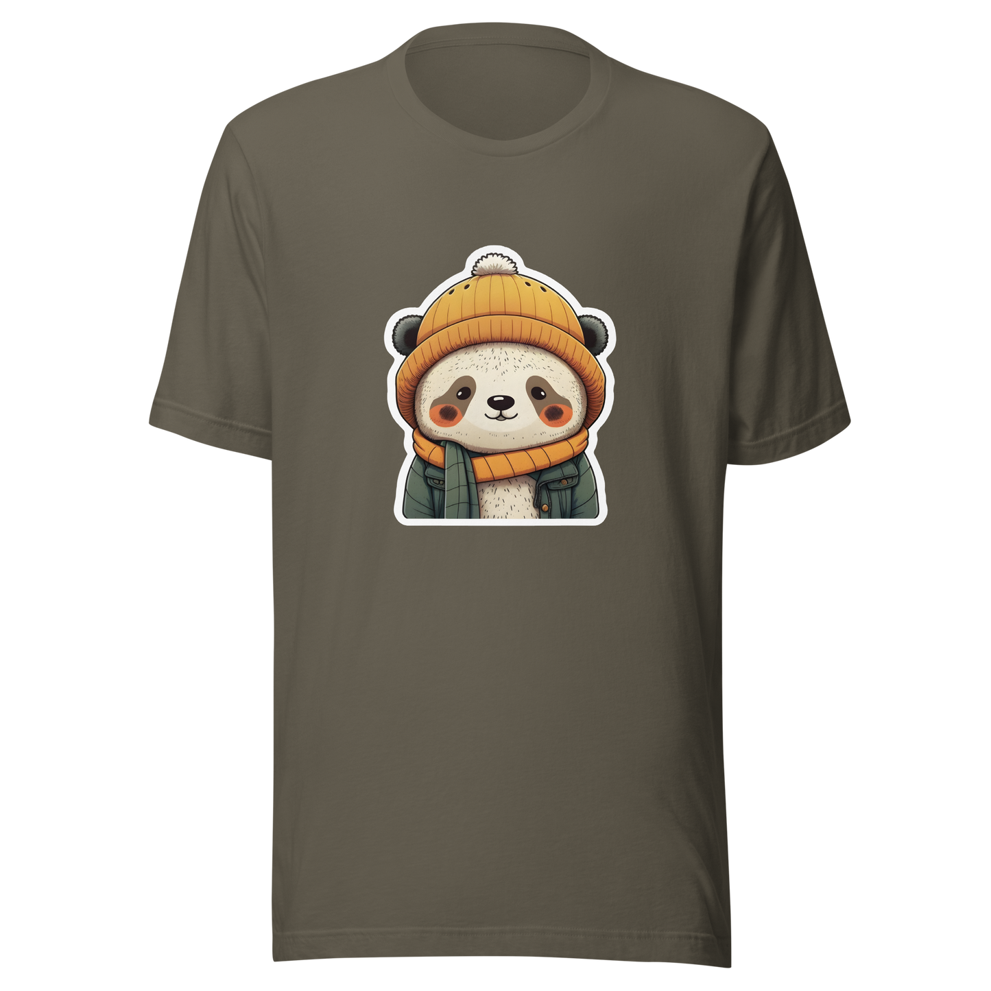 Unisex t-shirt with sweet panda
