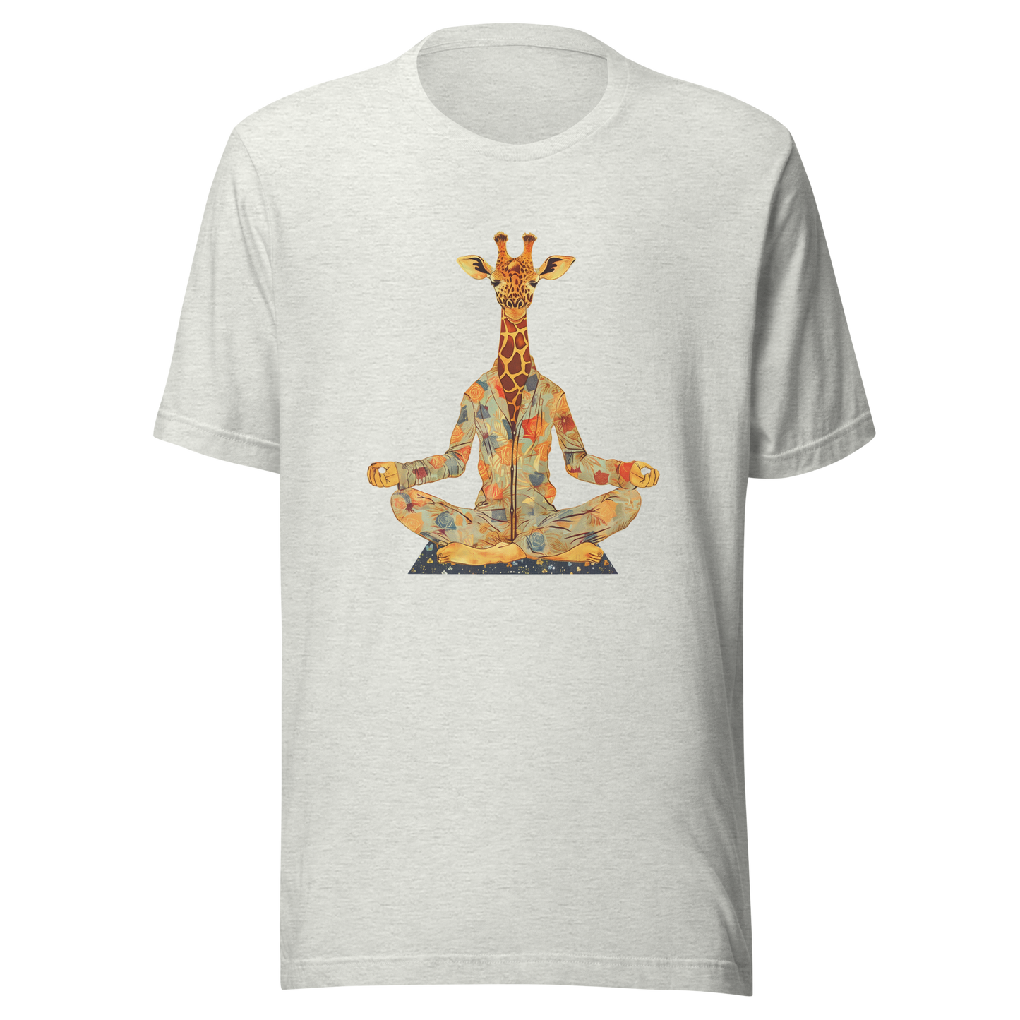 Unisex t-shirt Zen Safari: Meditating Giraffe