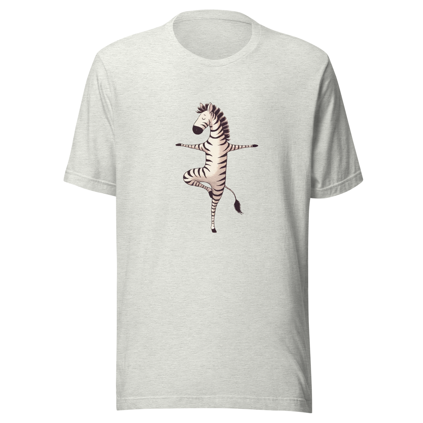 Unisex t-shirt Yoga Zebra