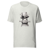 Unisex t-shirt Top Hat Bunny: Floral Finesse - Radiant Art of Radiant Group