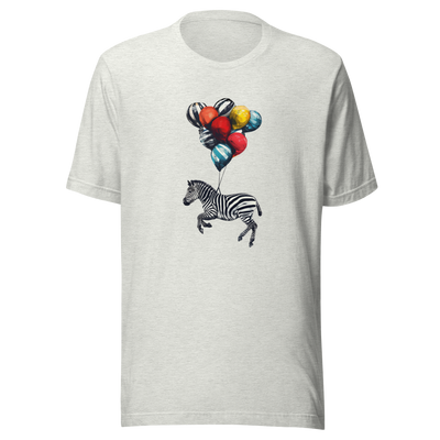 Unisex t-shirt High-Flying Zebra - Radiant Art of Radiant Group
