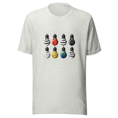 Unisex t-shirt Brilliant Bulbs - Radiant Art of Radiant Group