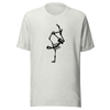 Unisex t-shirt with skeleton doing a handstand - Radiant Art of Radiant Group