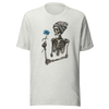 Unisex t-shirt "Floral Skeleton Chic" - Radiant Art of Radiant Group