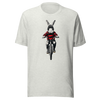 Unisex t-shirt "Rabbit on a bicycle" - Radiant Art of Radiant Group