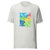 Unisex t-shirt "Crinkle Canvas: Art in a New Dimension" - Radiant Art of Radiant Group