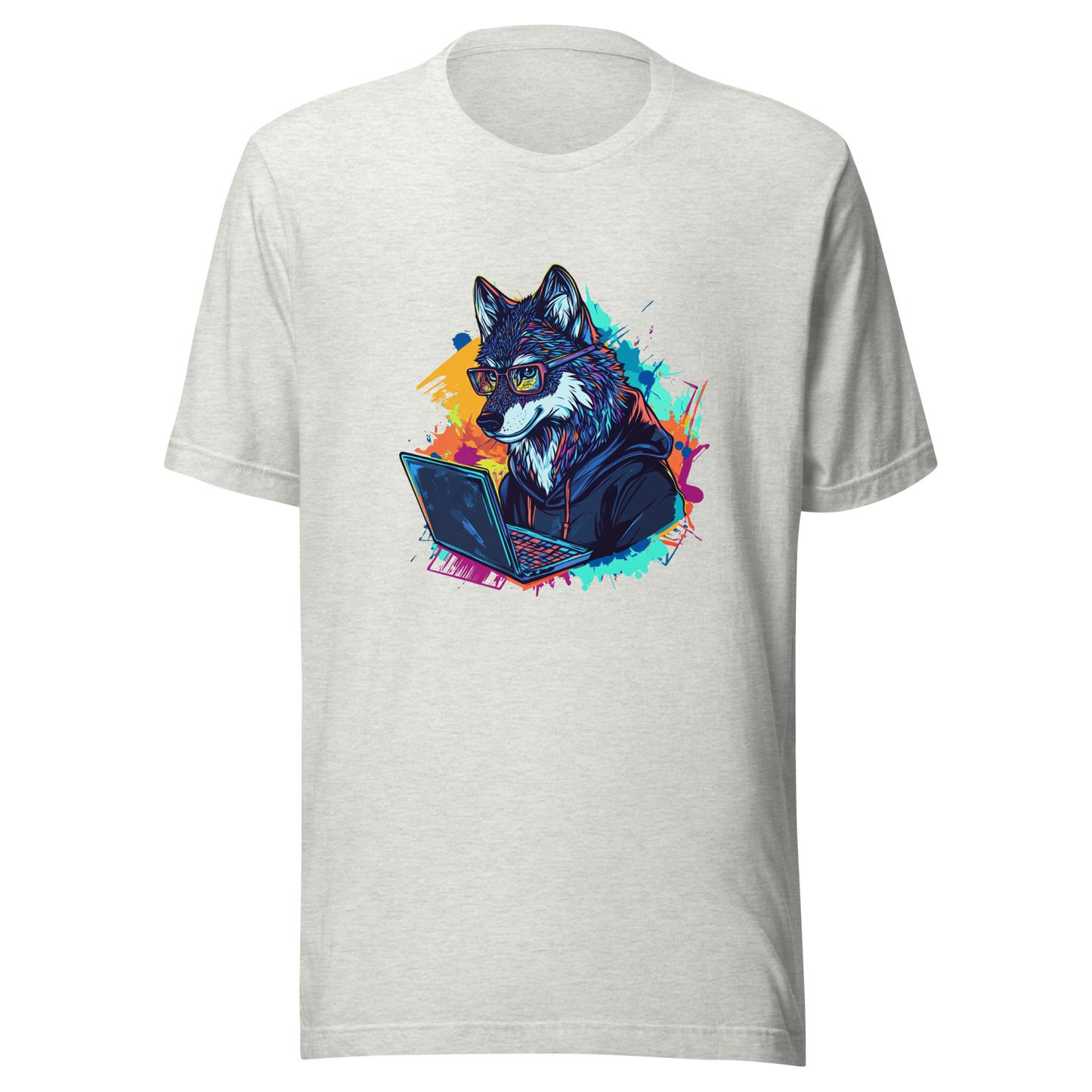 Unisex t-shirt "Wolf of Code Street"