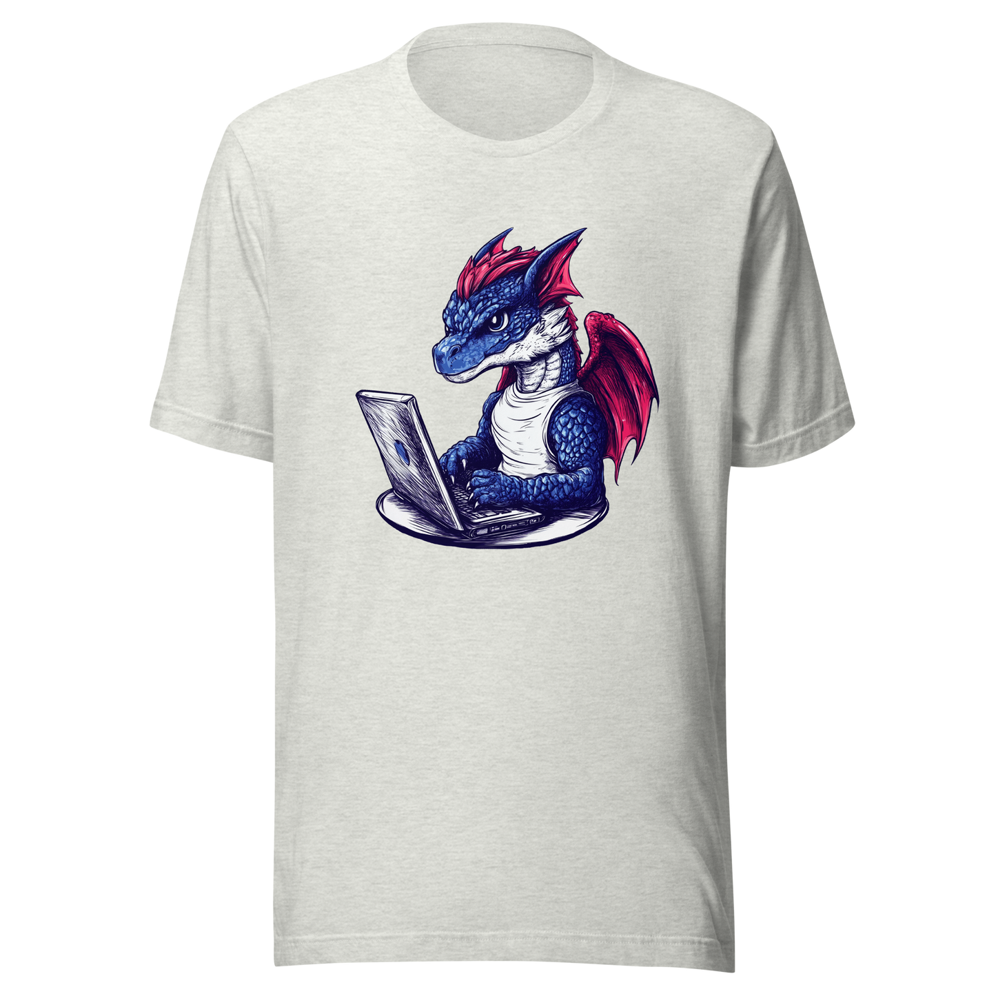 Unisex t-shirt  "Code Like a Dragon, Conquer Like a Legend"