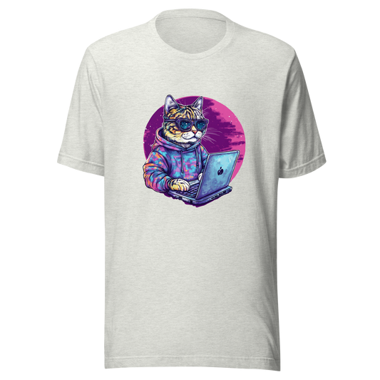 Unisex t-shirt "Code cat, code"