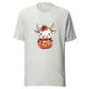 Unisex t-shirt  "Moo-lloween Surprise: The Pumpkin Cow" - Radiant Art of Radiant Group